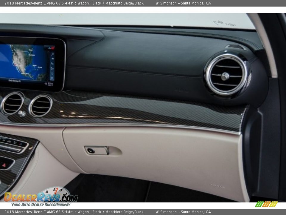 2018 Mercedes-Benz E AMG 63 S 4Matic Wagon Black / Macchiato Beige/Black Photo #27