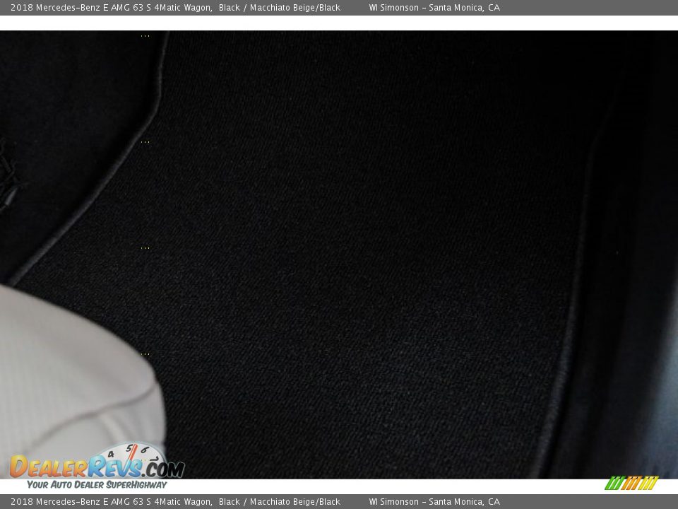 2018 Mercedes-Benz E AMG 63 S 4Matic Wagon Black / Macchiato Beige/Black Photo #28