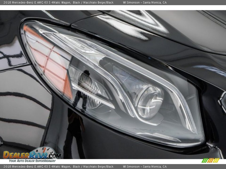 2018 Mercedes-Benz E AMG 63 S 4Matic Wagon Black / Macchiato Beige/Black Photo #31