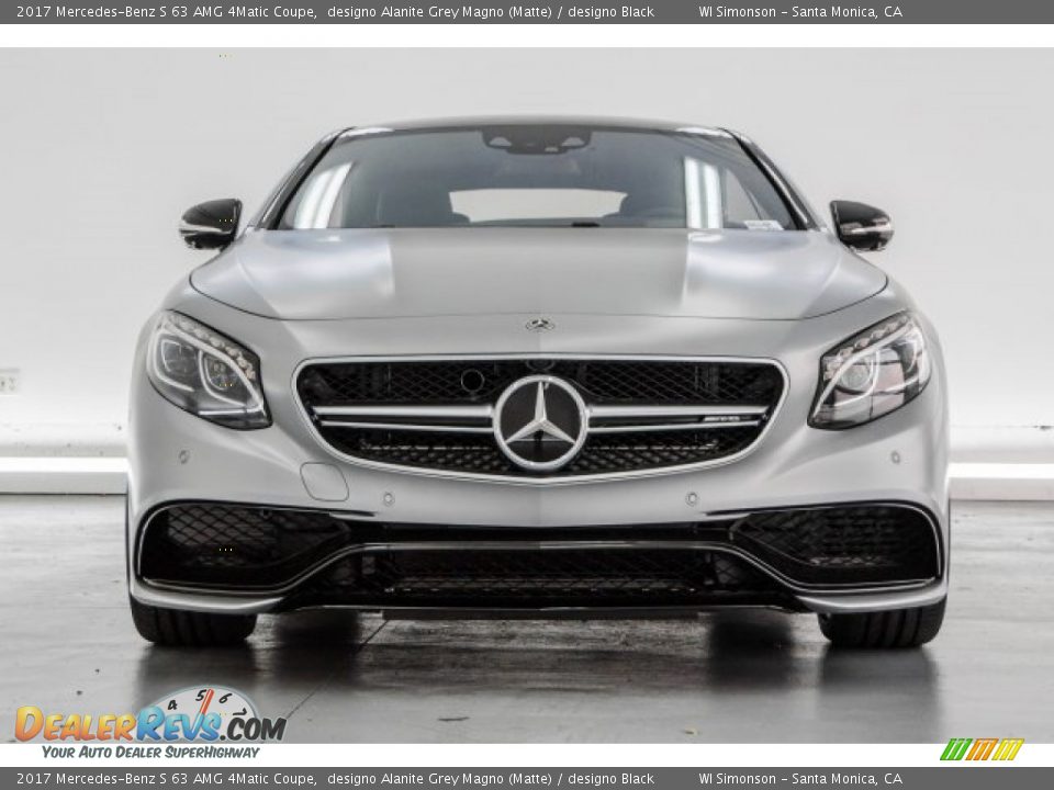 2017 Mercedes-Benz S 63 AMG 4Matic Coupe designo Alanite Grey Magno (Matte) / designo Black Photo #2