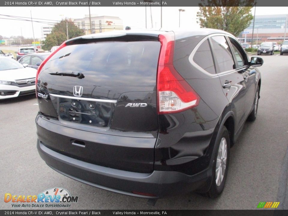 2014 Honda CR-V EX AWD Crystal Black Pearl / Black Photo #5