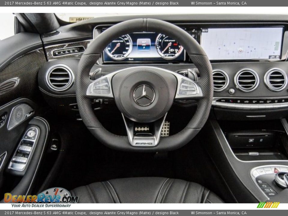 2017 Mercedes-Benz S 63 AMG 4Matic Coupe designo Alanite Grey Magno (Matte) / designo Black Photo #4
