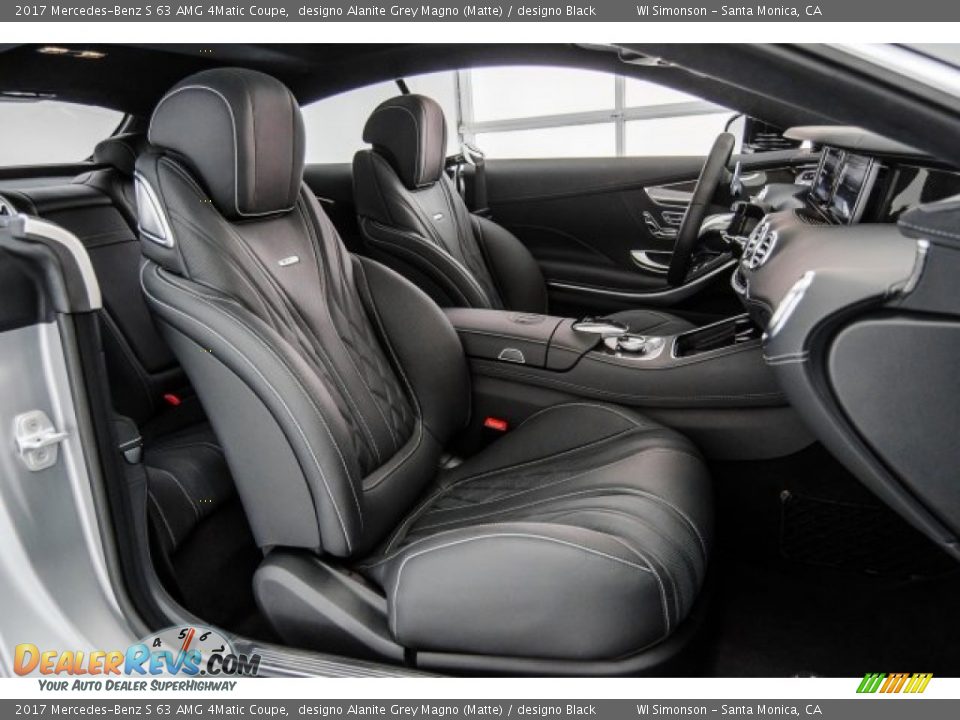 2017 Mercedes-Benz S 63 AMG 4Matic Coupe designo Alanite Grey Magno (Matte) / designo Black Photo #6