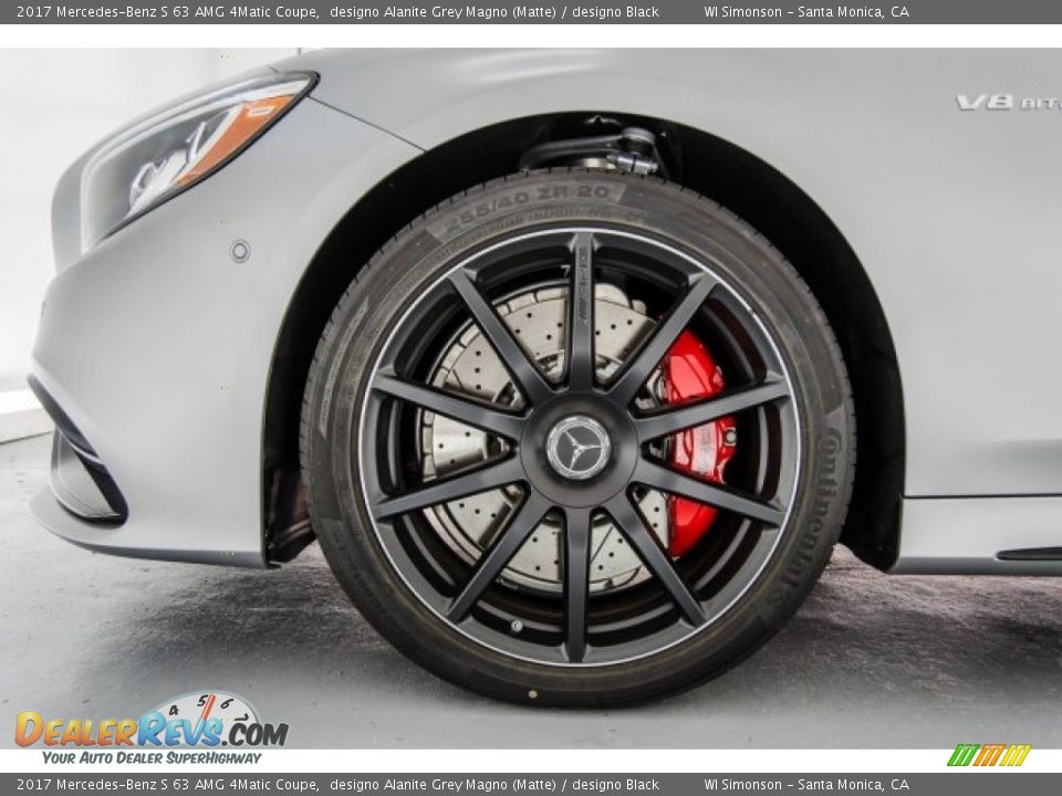 2017 Mercedes-Benz S 63 AMG 4Matic Coupe designo Alanite Grey Magno (Matte) / designo Black Photo #8