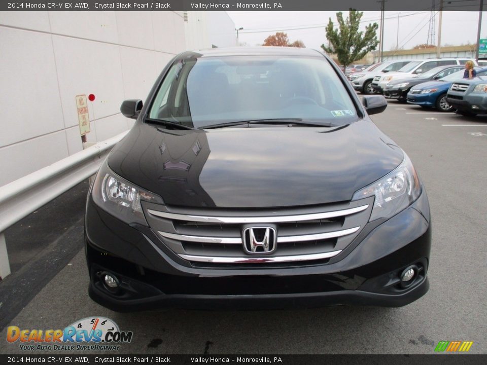 2014 Honda CR-V EX AWD Crystal Black Pearl / Black Photo #8
