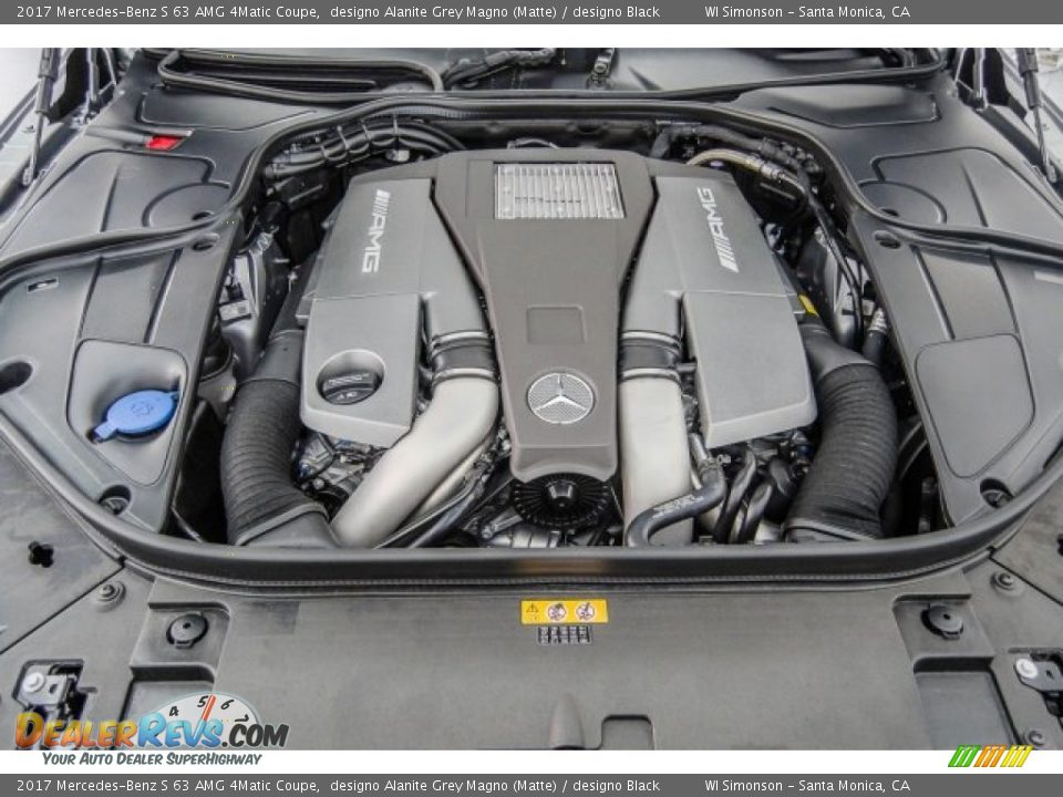 2017 Mercedes-Benz S 63 AMG 4Matic Coupe designo Alanite Grey Magno (Matte) / designo Black Photo #9