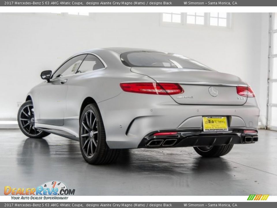 2017 Mercedes-Benz S 63 AMG 4Matic Coupe designo Alanite Grey Magno (Matte) / designo Black Photo #10
