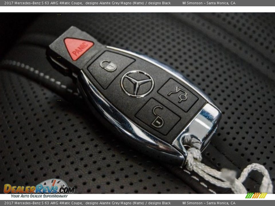 2017 Mercedes-Benz S 63 AMG 4Matic Coupe designo Alanite Grey Magno (Matte) / designo Black Photo #11