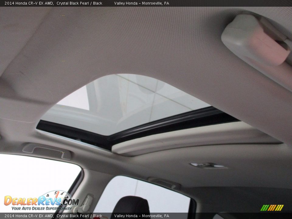 2014 Honda CR-V EX AWD Crystal Black Pearl / Black Photo #11