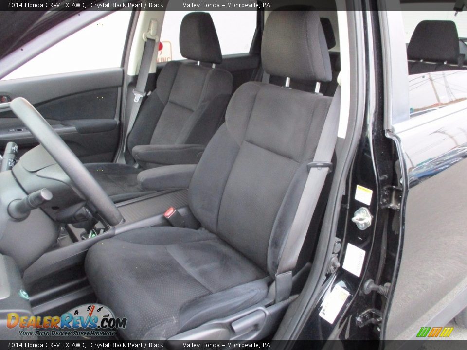2014 Honda CR-V EX AWD Crystal Black Pearl / Black Photo #12