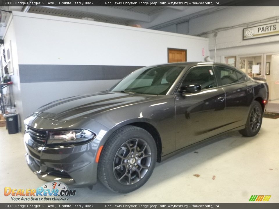 2018 Dodge Charger GT AWD Granite Pearl / Black Photo #1