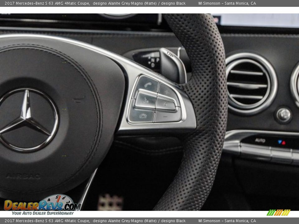 2017 Mercedes-Benz S 63 AMG 4Matic Coupe designo Alanite Grey Magno (Matte) / designo Black Photo #18