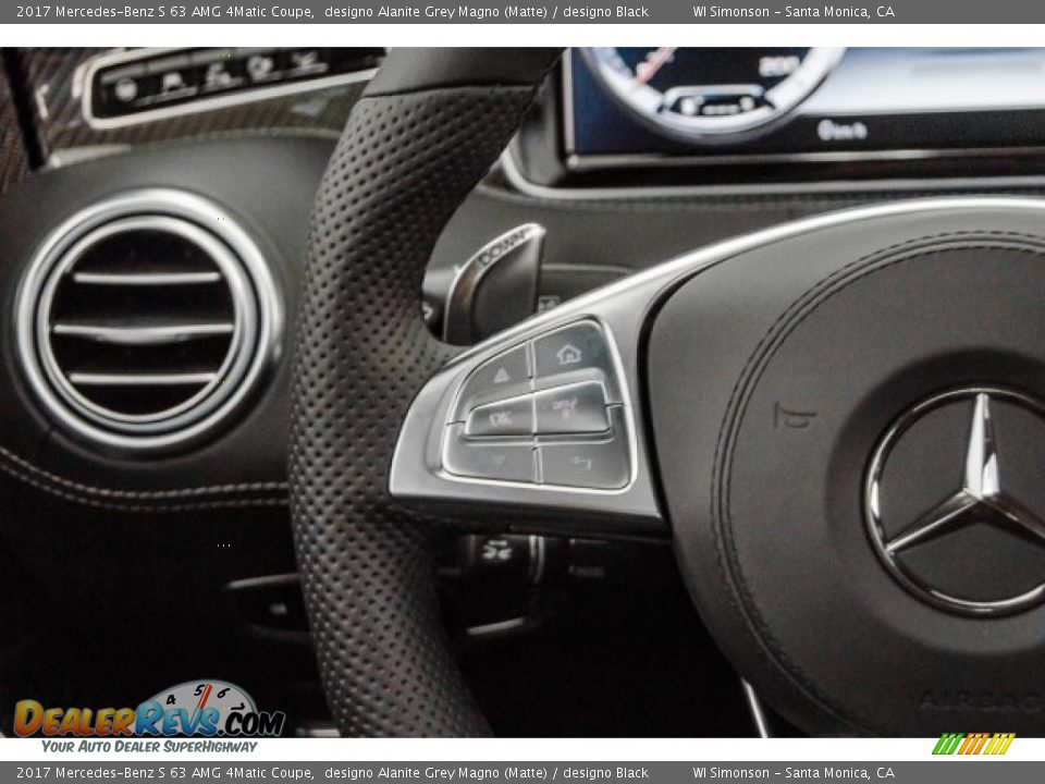 2017 Mercedes-Benz S 63 AMG 4Matic Coupe designo Alanite Grey Magno (Matte) / designo Black Photo #19