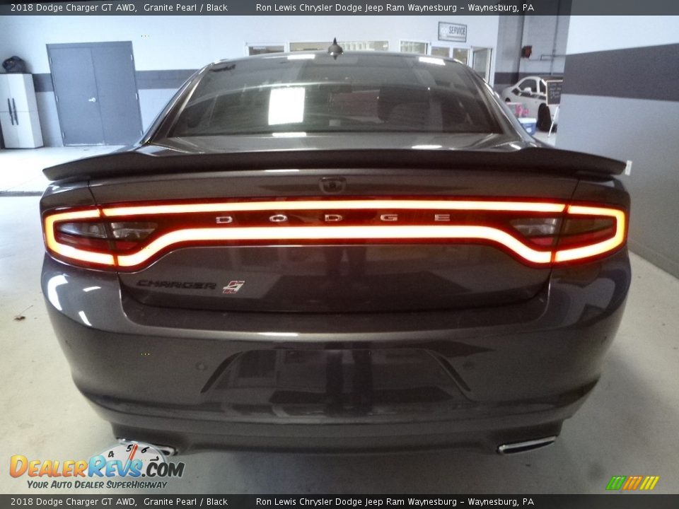 2018 Dodge Charger GT AWD Granite Pearl / Black Photo #4