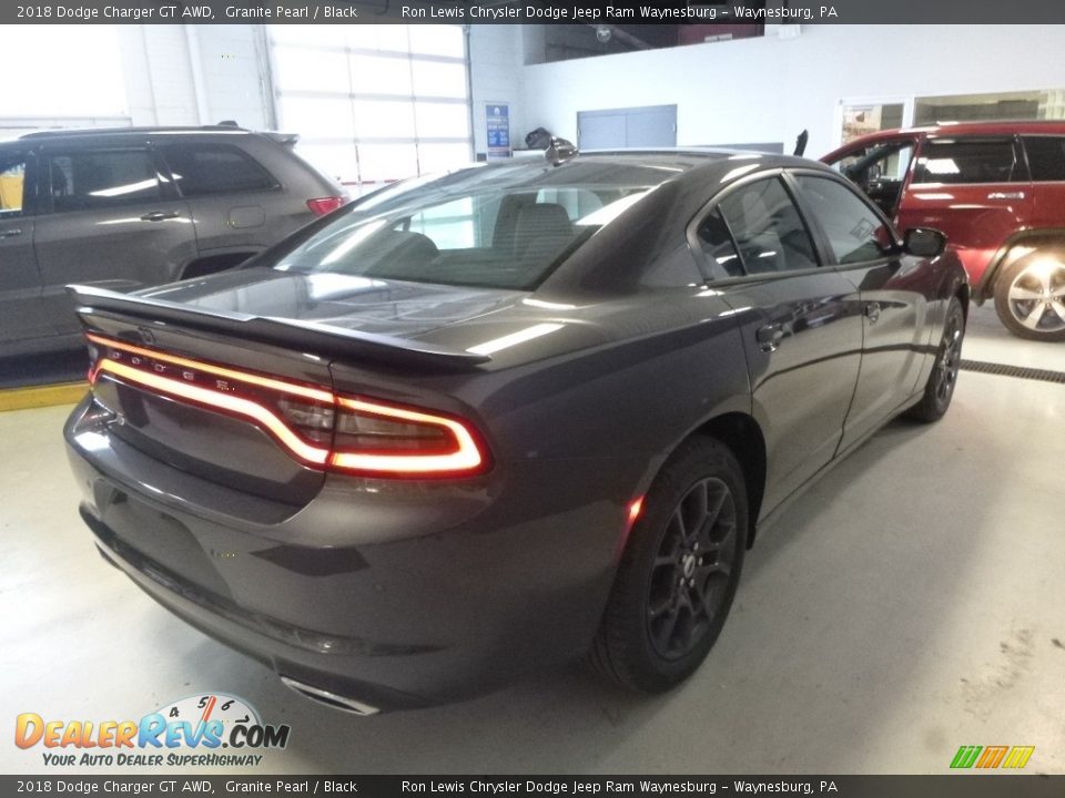 2018 Dodge Charger GT AWD Granite Pearl / Black Photo #5