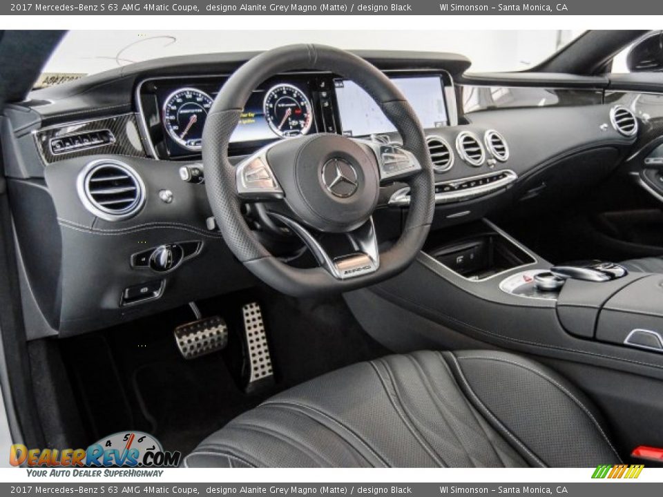 2017 Mercedes-Benz S 63 AMG 4Matic Coupe designo Alanite Grey Magno (Matte) / designo Black Photo #22