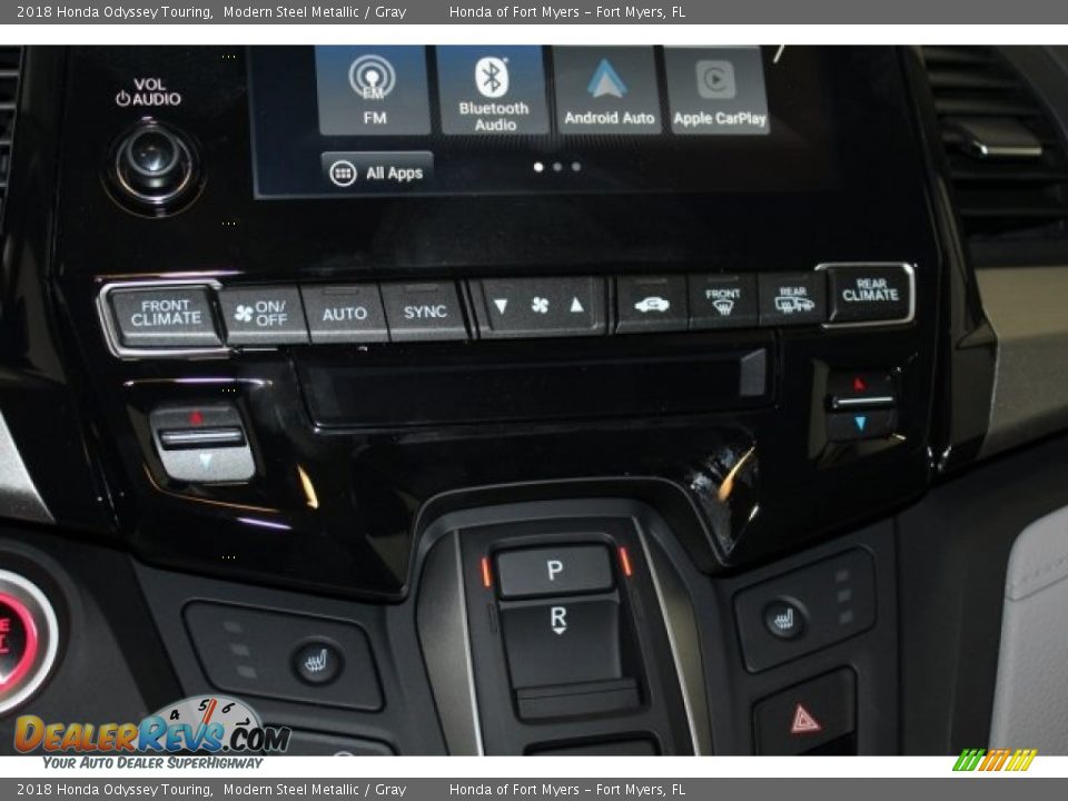 2018 Honda Odyssey Touring Modern Steel Metallic / Gray Photo #21