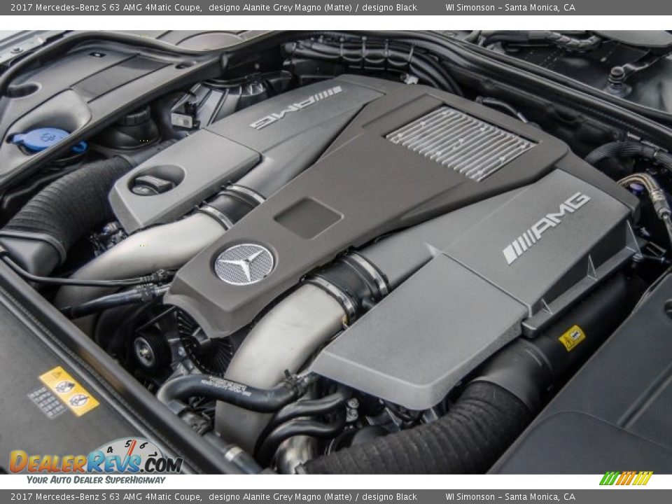 2017 Mercedes-Benz S 63 AMG 4Matic Coupe designo Alanite Grey Magno (Matte) / designo Black Photo #30