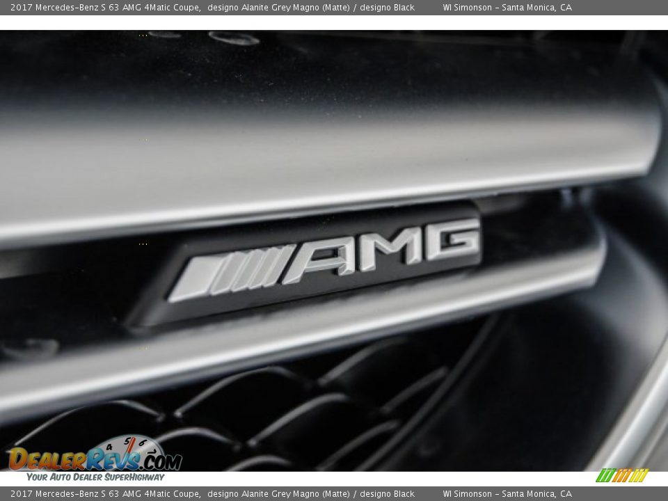 2017 Mercedes-Benz S 63 AMG 4Matic Coupe designo Alanite Grey Magno (Matte) / designo Black Photo #33