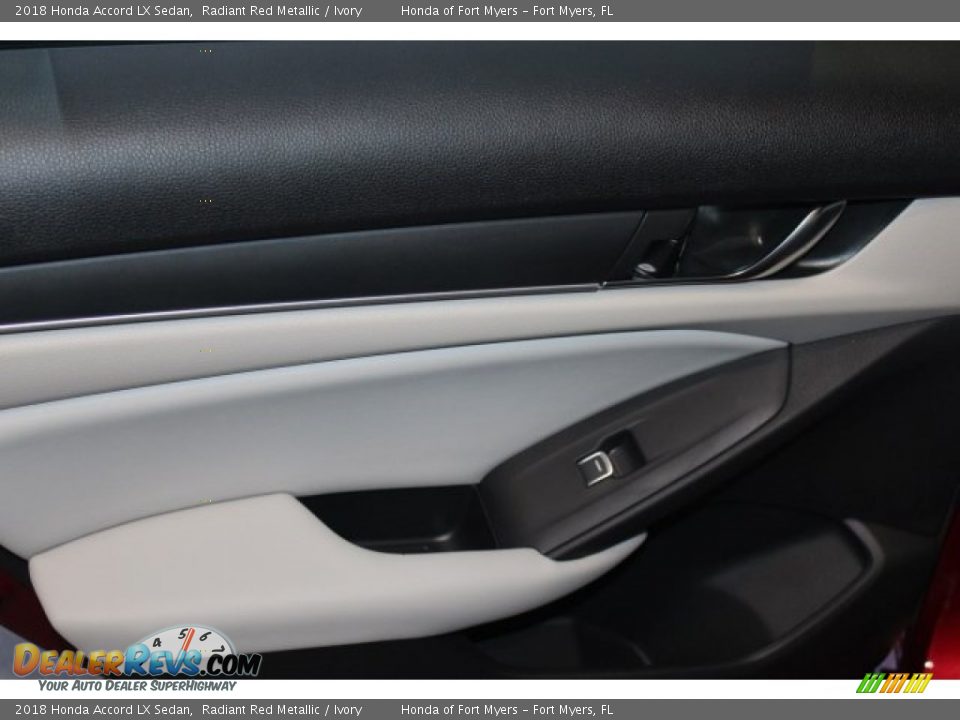 2018 Honda Accord LX Sedan Radiant Red Metallic / Ivory Photo #20