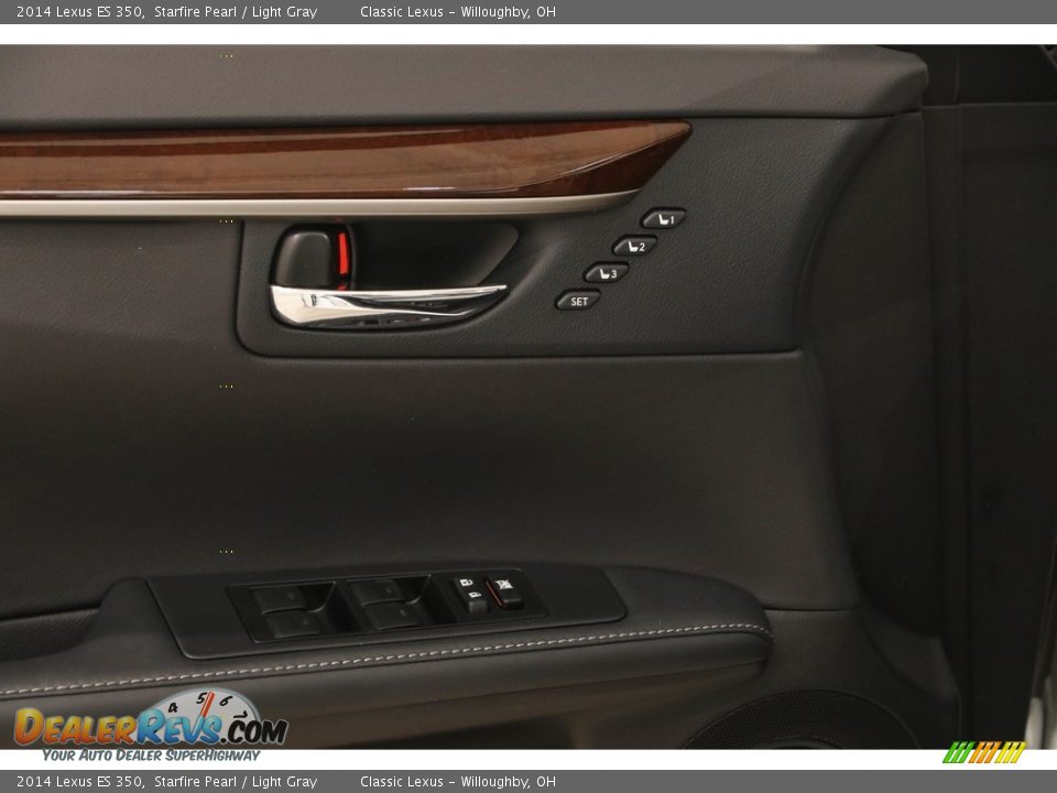 2014 Lexus ES 350 Starfire Pearl / Light Gray Photo #5