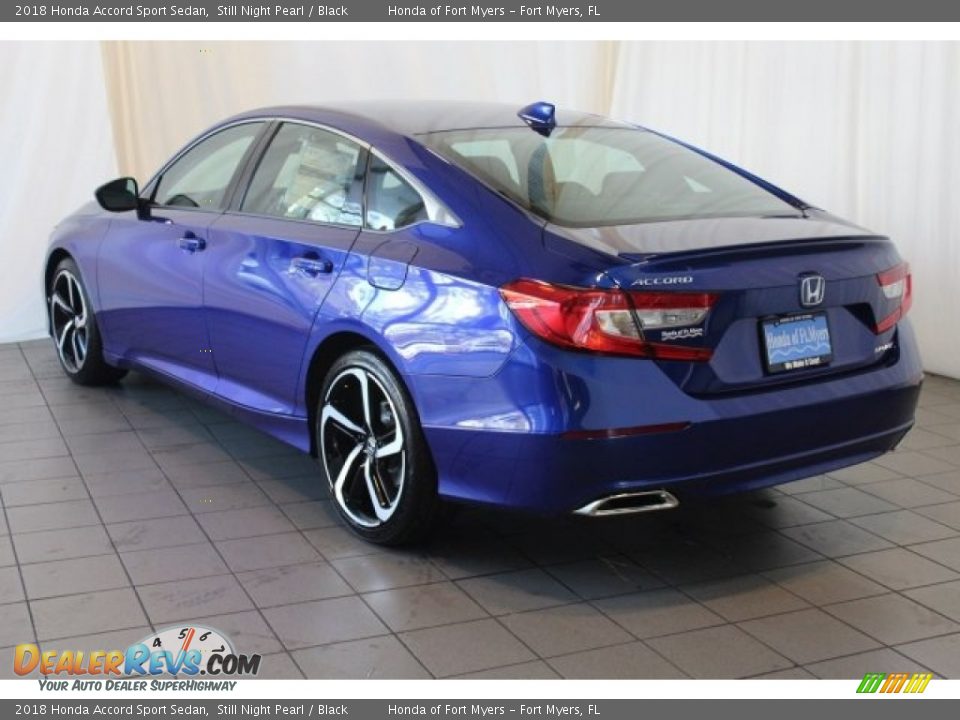 2018 Honda Accord Sport Sedan Still Night Pearl / Black Photo #6
