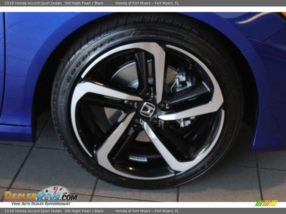 2018 Honda Accord Sport Sedan Still Night Pearl / Black Photo #8
