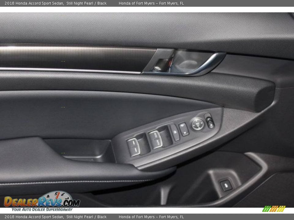 2018 Honda Accord Sport Sedan Still Night Pearl / Black Photo #9