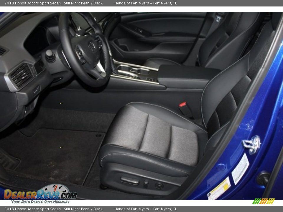 2018 Honda Accord Sport Sedan Still Night Pearl / Black Photo #11