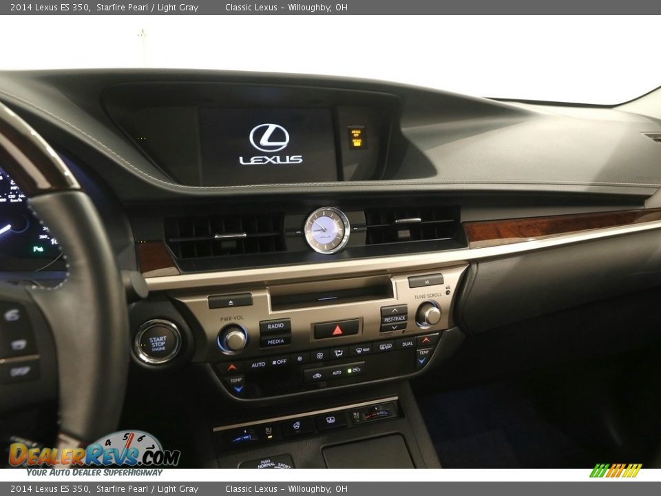 2014 Lexus ES 350 Starfire Pearl / Light Gray Photo #14
