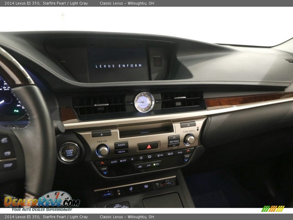 2014 Lexus ES 350 Starfire Pearl / Light Gray Photo #15