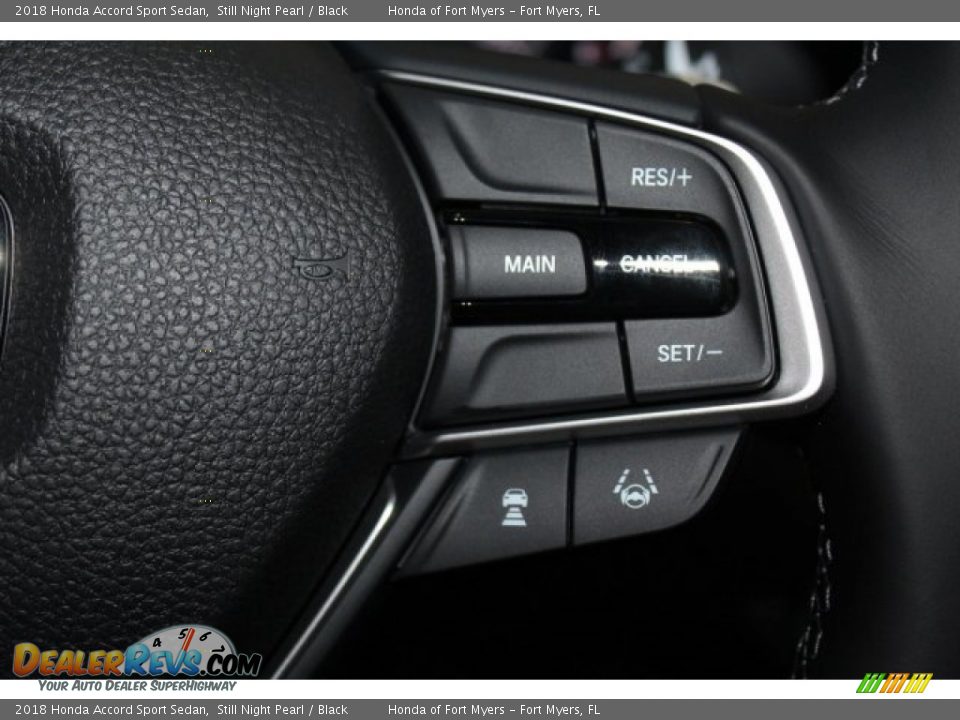 2018 Honda Accord Sport Sedan Still Night Pearl / Black Photo #14