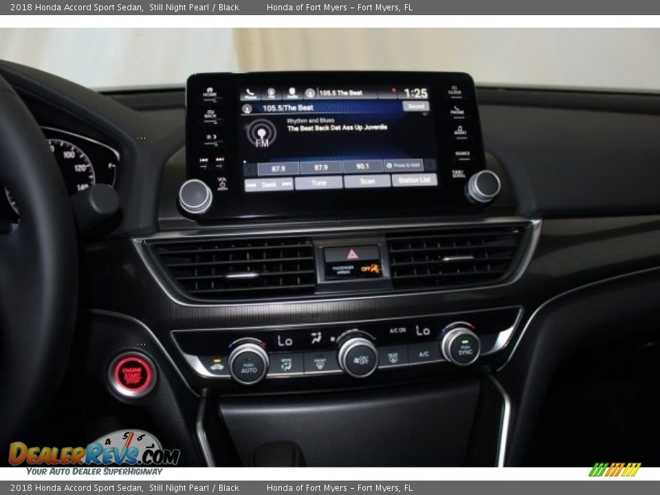 2018 Honda Accord Sport Sedan Still Night Pearl / Black Photo #15