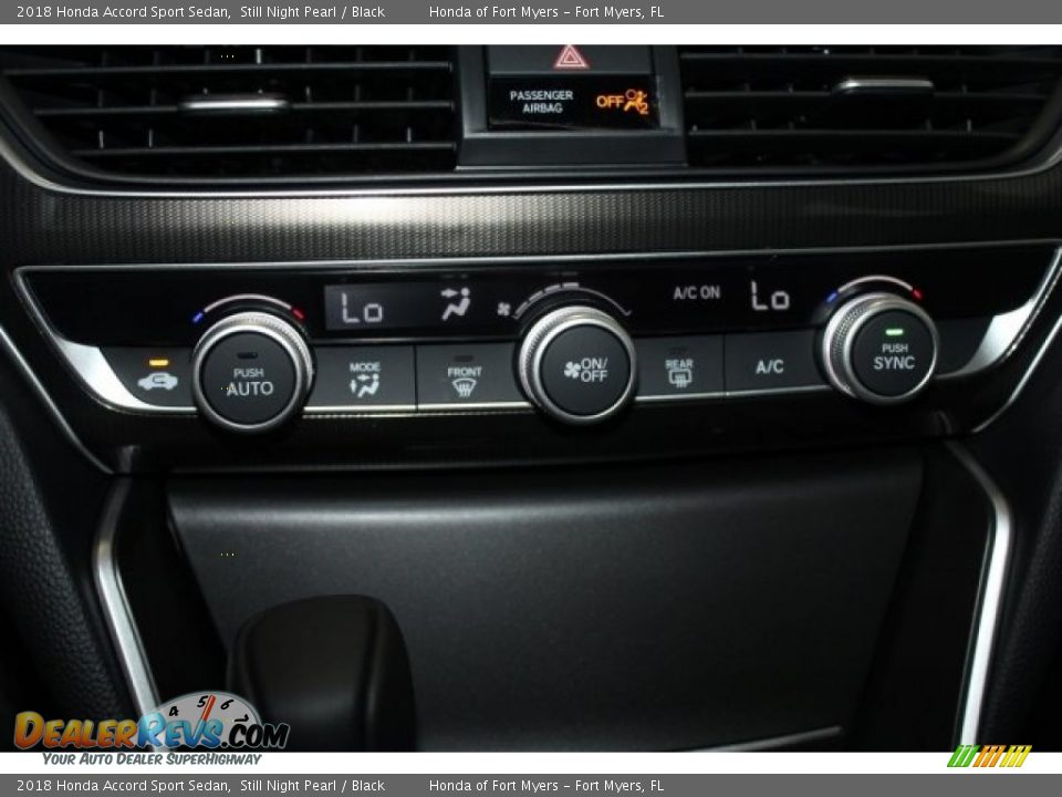 2018 Honda Accord Sport Sedan Still Night Pearl / Black Photo #18