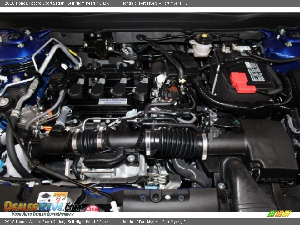 2018 Honda Accord Sport Sedan Still Night Pearl / Black Photo #24