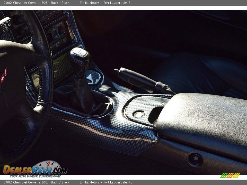 2002 Chevrolet Corvette Z06 Black / Black Photo #41
