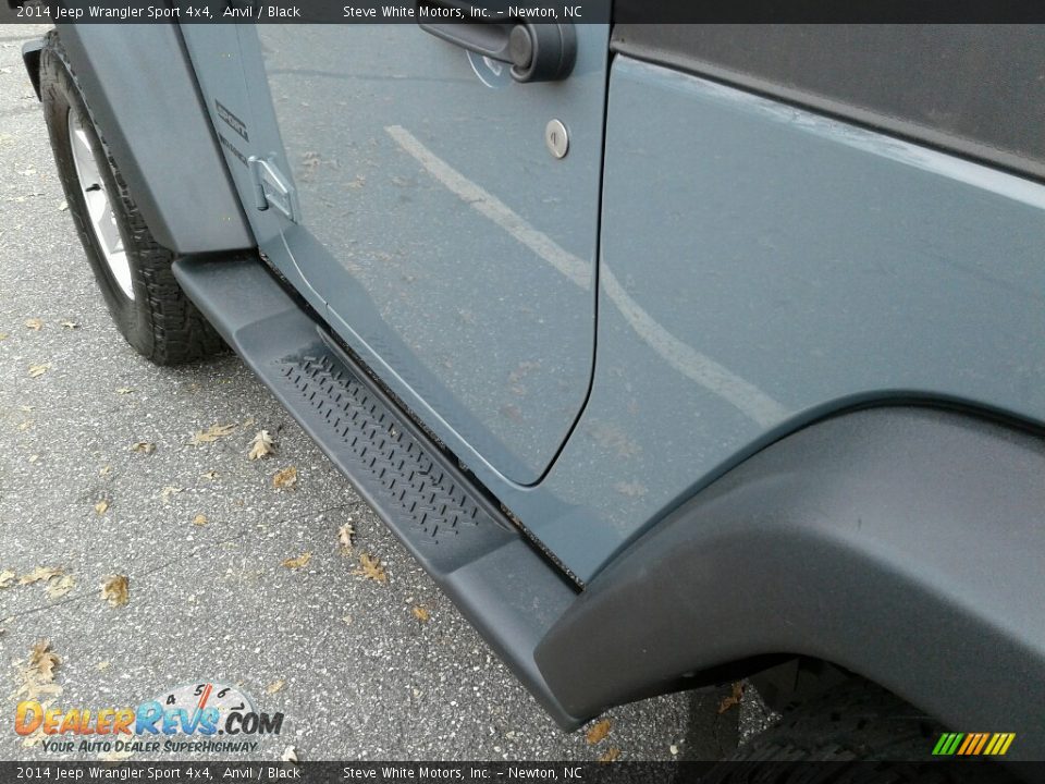 2014 Jeep Wrangler Sport 4x4 Anvil / Black Photo #24