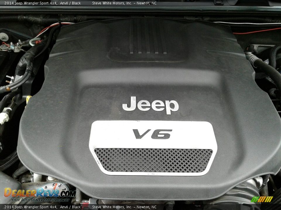 2014 Jeep Wrangler Sport 4x4 Anvil / Black Photo #26