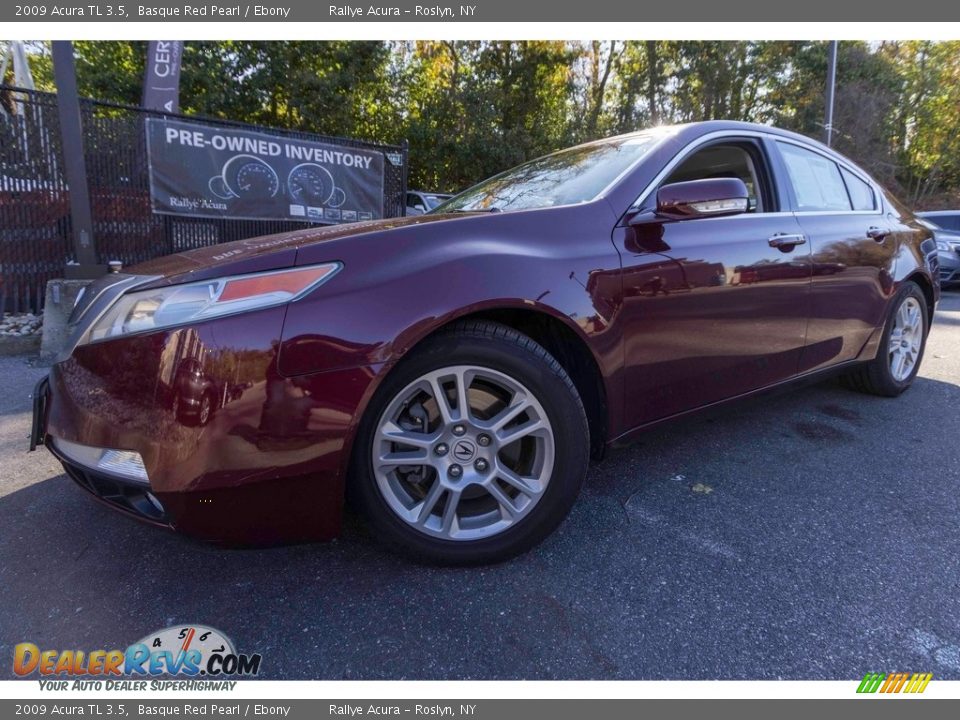 2009 Acura TL 3.5 Basque Red Pearl / Ebony Photo #1