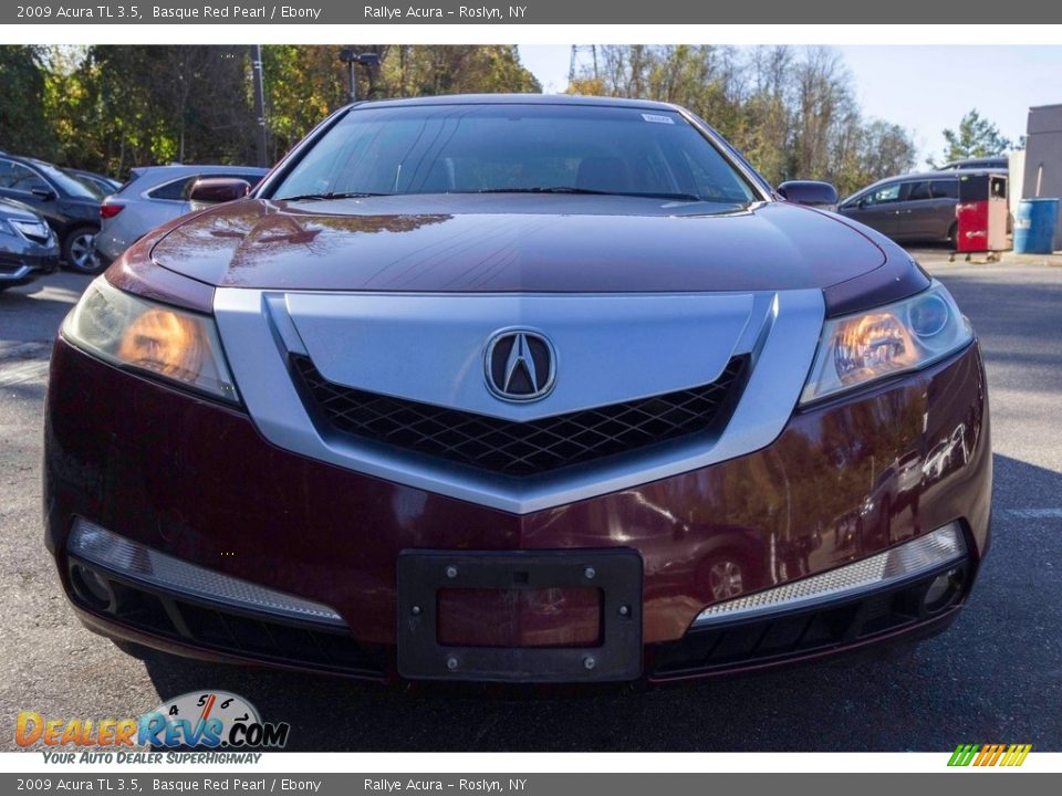 2009 Acura TL 3.5 Basque Red Pearl / Ebony Photo #2