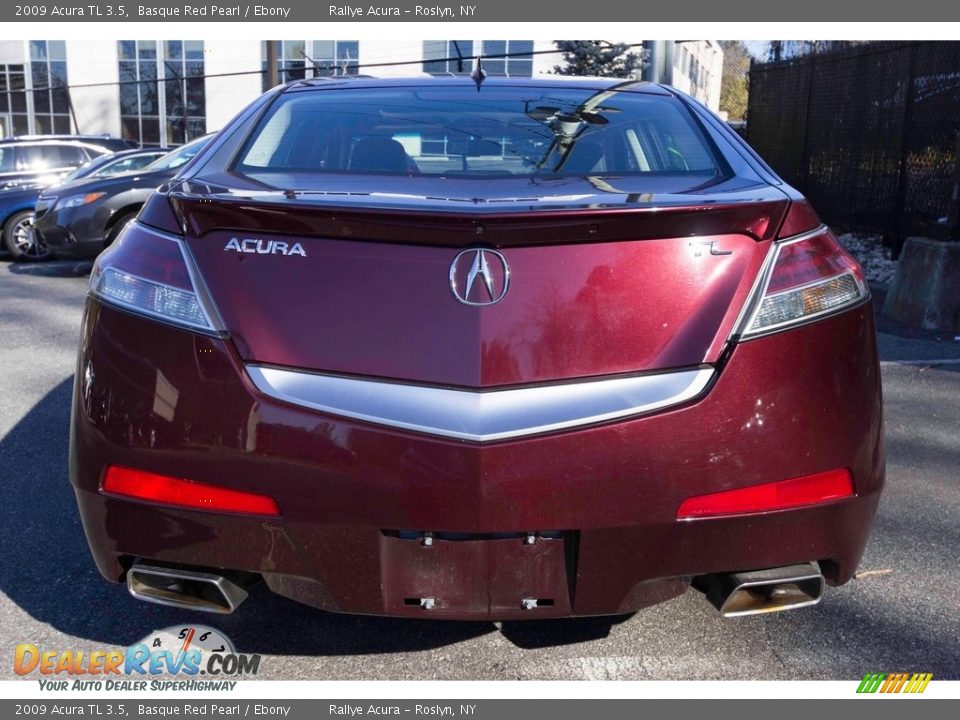 2009 Acura TL 3.5 Basque Red Pearl / Ebony Photo #5