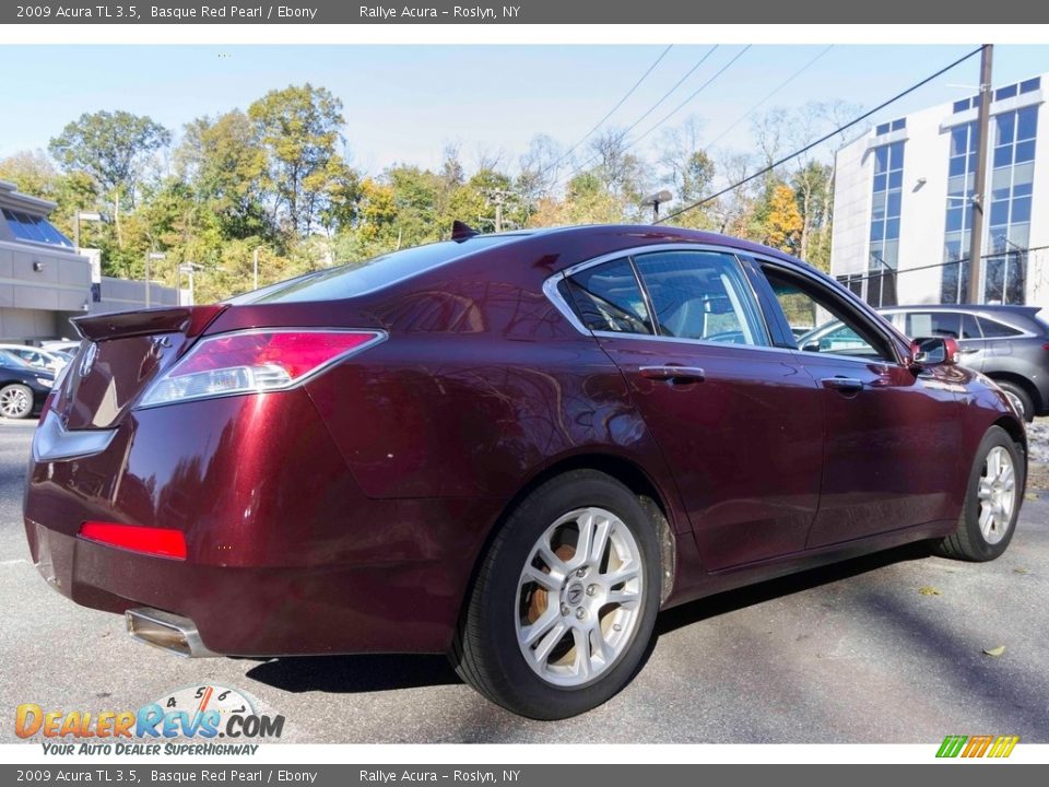 2009 Acura TL 3.5 Basque Red Pearl / Ebony Photo #7