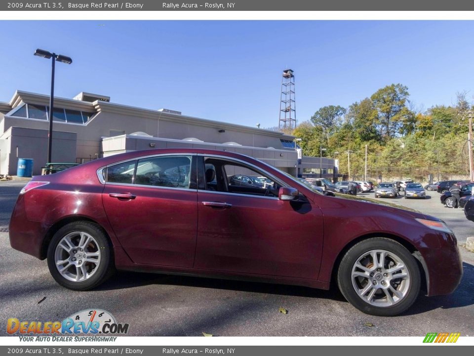 2009 Acura TL 3.5 Basque Red Pearl / Ebony Photo #8
