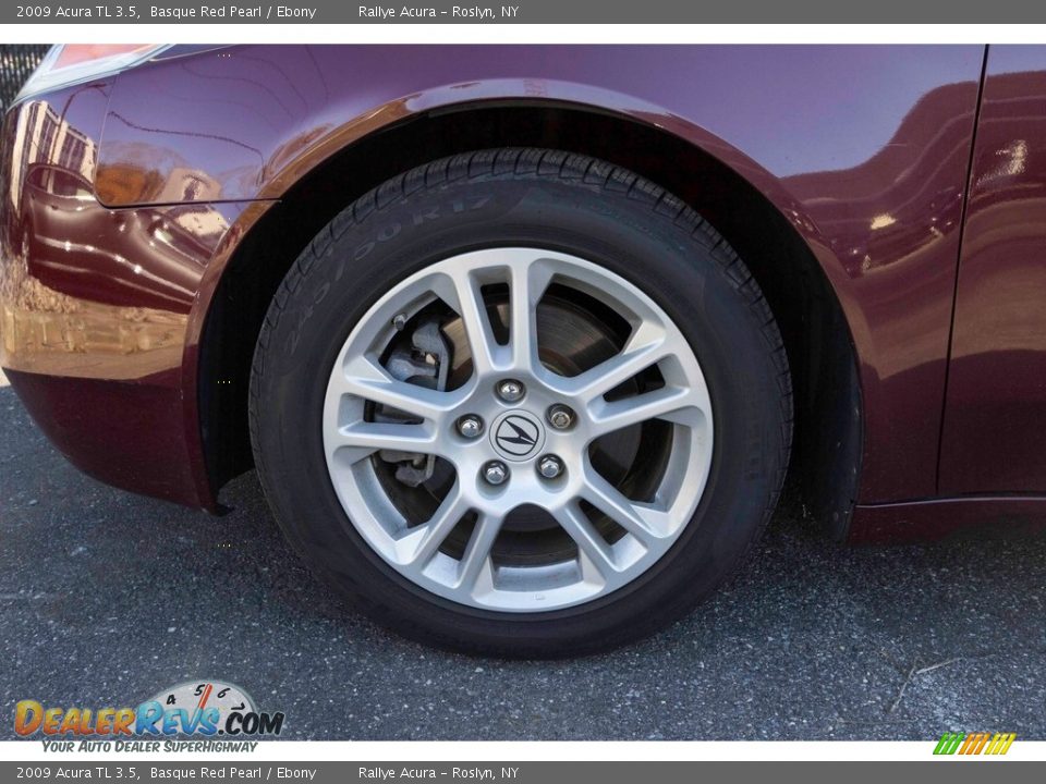 2009 Acura TL 3.5 Basque Red Pearl / Ebony Photo #11