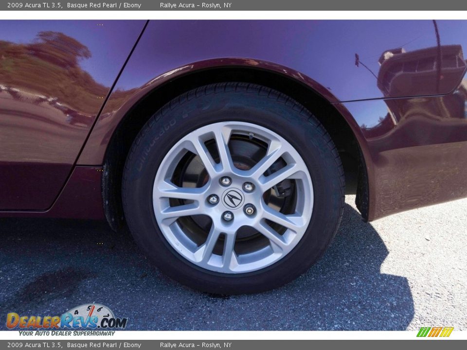 2009 Acura TL 3.5 Basque Red Pearl / Ebony Photo #12