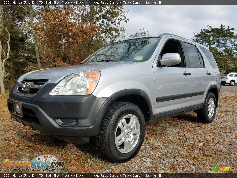 2004 Honda CR-V EX 4WD Satin Silver Metallic / Black Photo #1