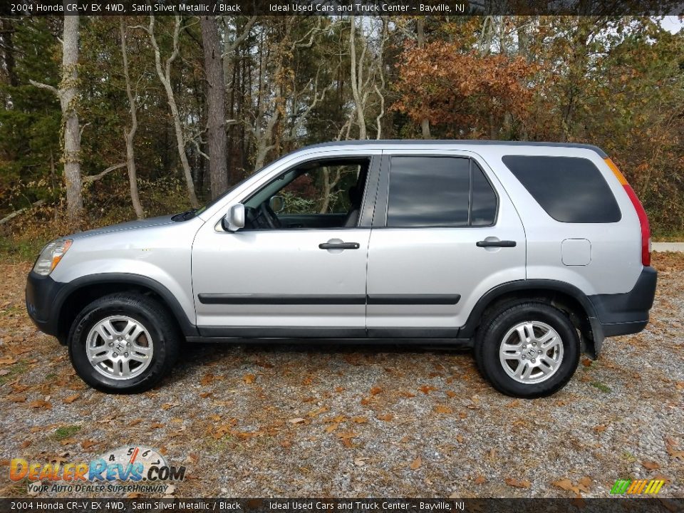 2004 Honda CR-V EX 4WD Satin Silver Metallic / Black Photo #2