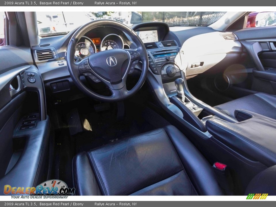 2009 Acura TL 3.5 Basque Red Pearl / Ebony Photo #17