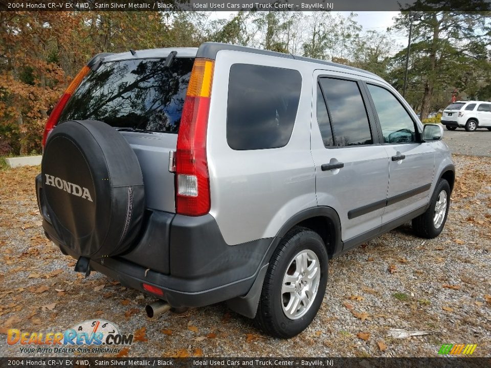 2004 Honda CR-V EX 4WD Satin Silver Metallic / Black Photo #5
