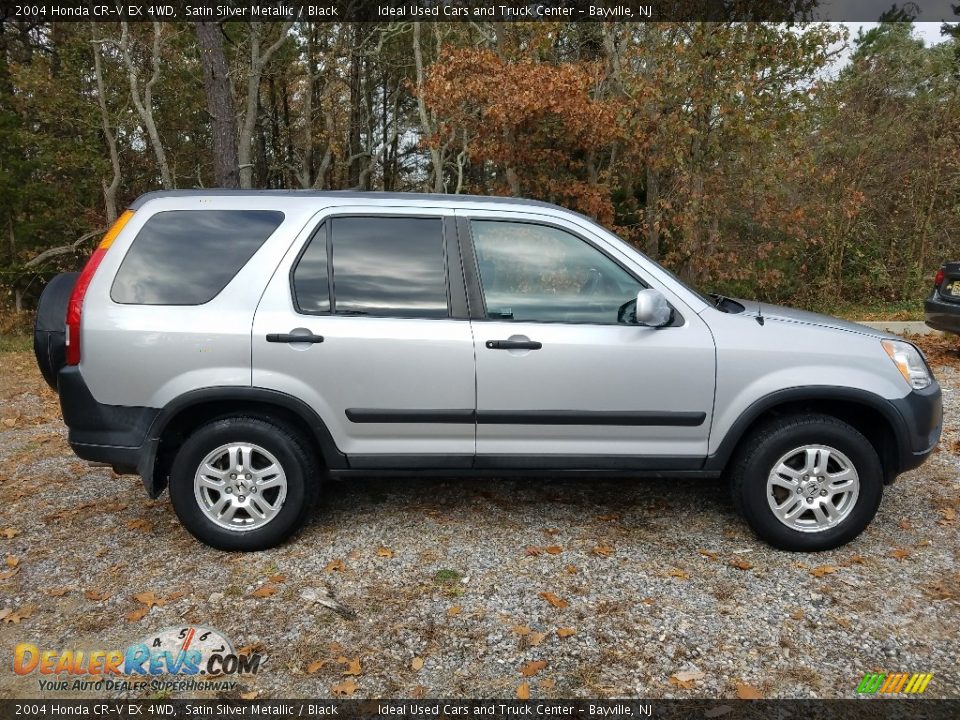 2004 Honda CR-V EX 4WD Satin Silver Metallic / Black Photo #6